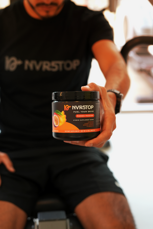 Front can view of Mango Passion Hybrid Supplement Drink by NVR5TOP