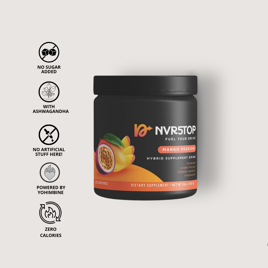 Bold energy drink for muscle support and performance – Mango Passion flavor