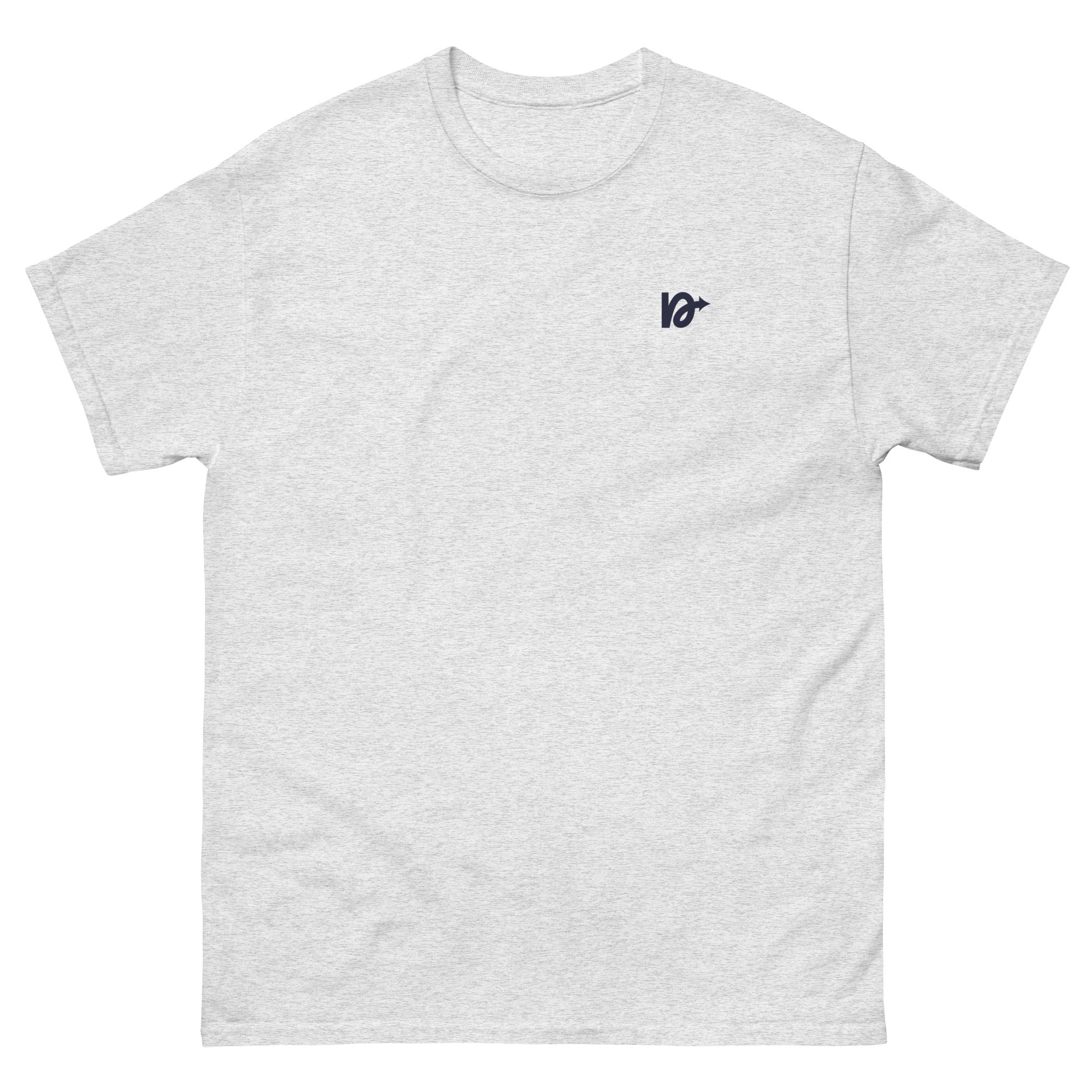 PRFNR Series NVRSTOP Tee – front view of unisex cotton graphic shirt with streetwear fit
