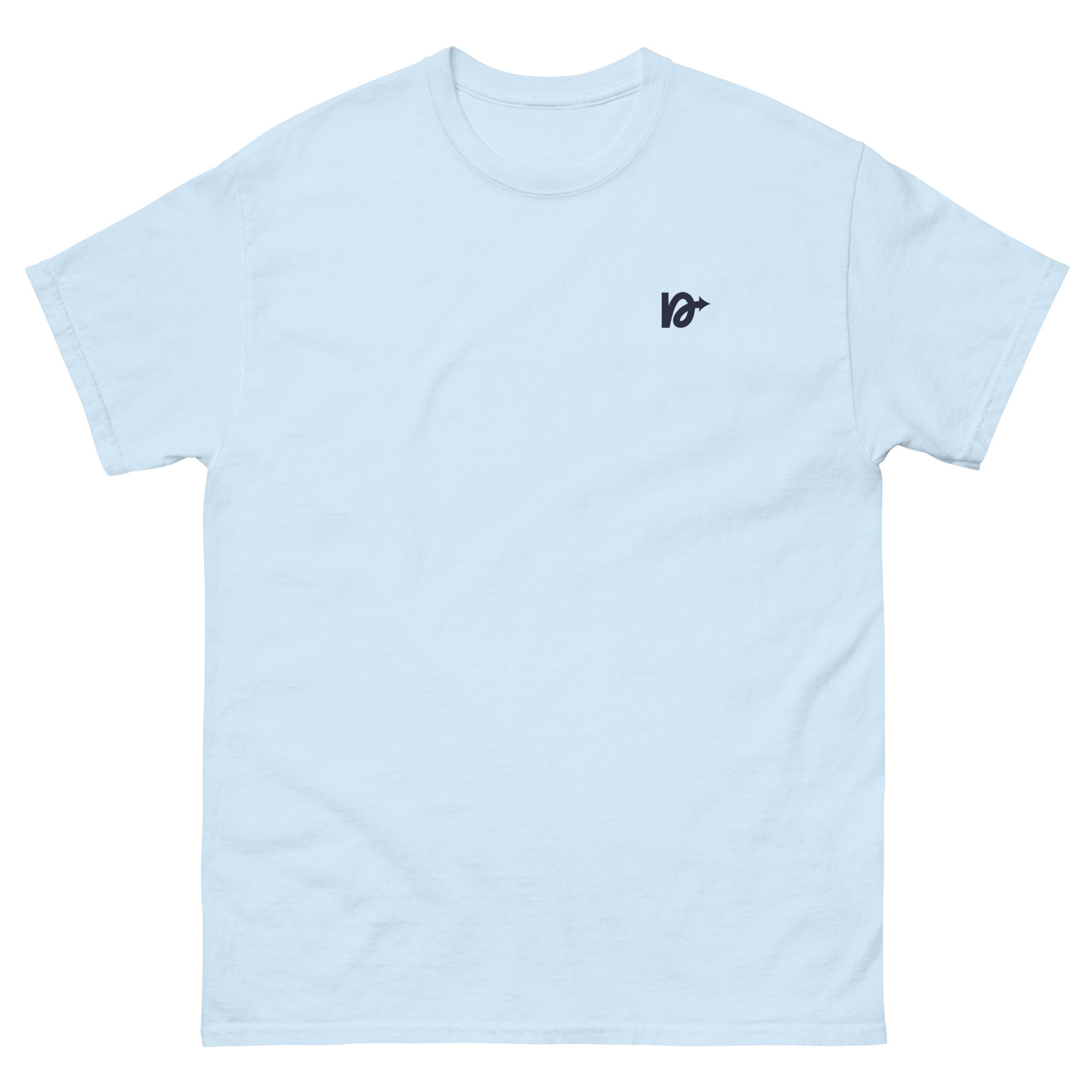 PRFNR Series NVRSTOP Tee – front view of unisex cotton graphic shirt with streetwear fit
