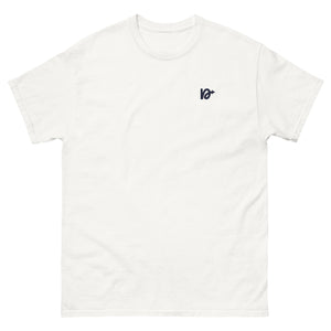 PRFNR Series NVRSTOP Tee – front view of unisex cotton graphic shirt with streetwear fit